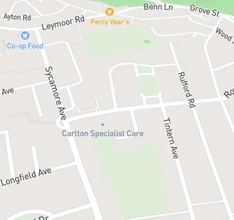 map for Carlton Specialist Care