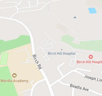 map for Birch Hill Hospital