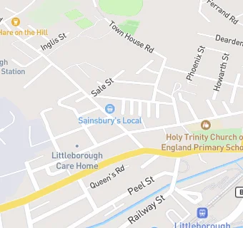 map for Littleborough Discount Stores