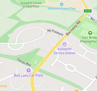 map for College Lane Surgery