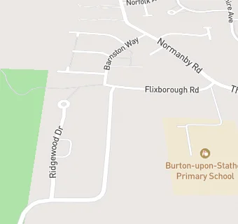 map for Burton Stather Primary School