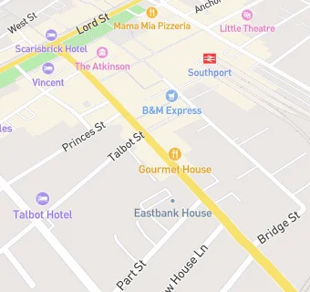 map for Urban Burritos