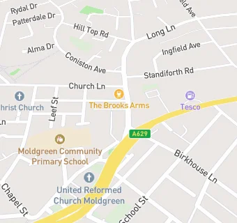 map for Terrys Fish And Chips