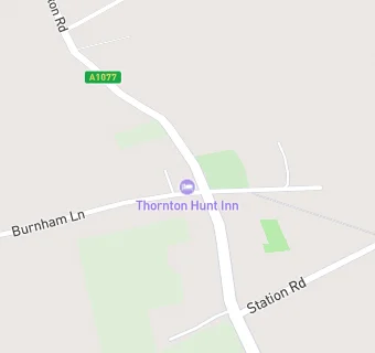 map for Thornton Hunt Inn