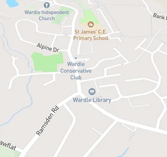 map for Hare & Hounds