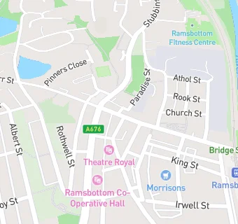 map for Ramsbottom Dental Surgery