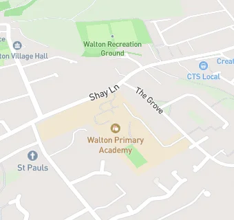 map for Walton Primary Academy