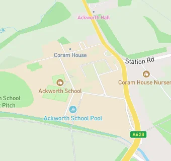 map for Ackworth School