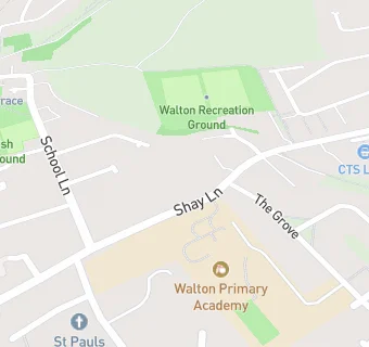 map for Walton Sports & Social Club