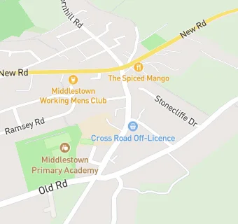 map for Cross Road Off-Licence