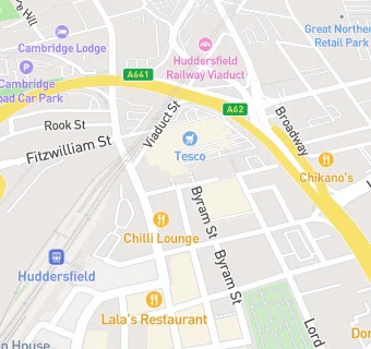 map for Huddersfield Street Kitchen