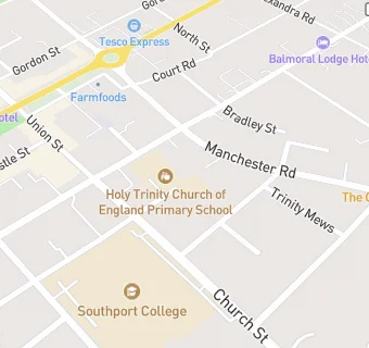 map for Holy Trinity Church of England Primary School