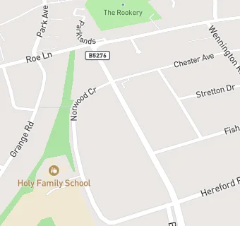 map for Whitworth Chemists