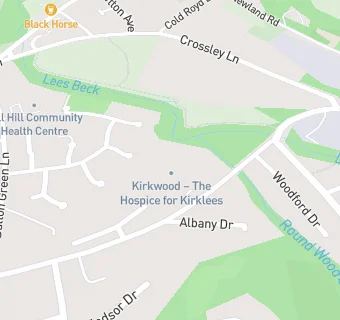 map for Kirkwood Hospice