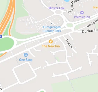 map for New Inn Public House