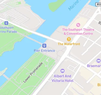 map for Southport Model Railway Village