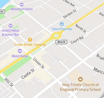 map for Lord Street Hotel