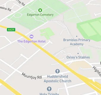 map for Huddersfield Orthodontics