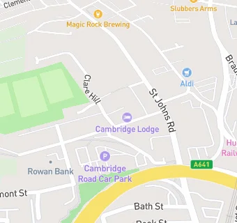 map for Cambridge Hotel