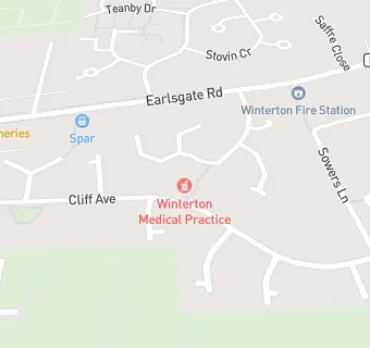 map for Winterton Medical Practice