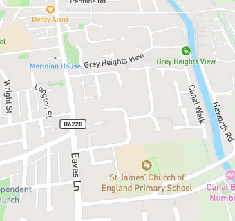 map for Chorley St James' Church of England Primary School