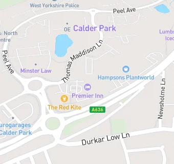 map for Premier Inn (South Calder Park)