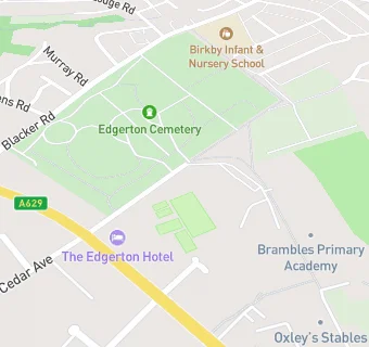 map for Highfields School