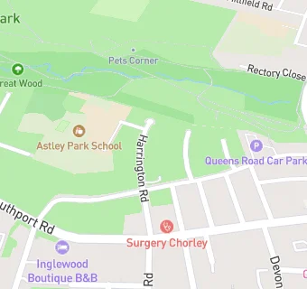 map for Astley Park School