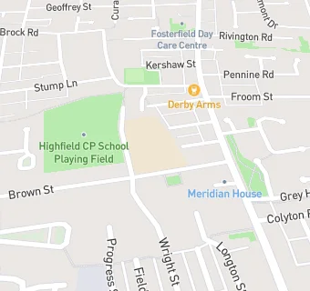 map for Highfield Community Primary School