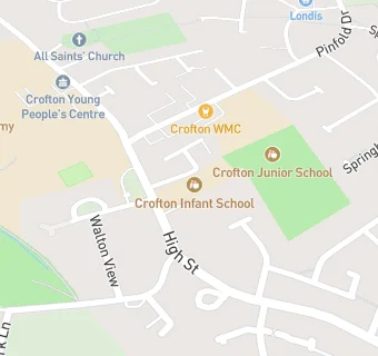 map for Crofton Infant School