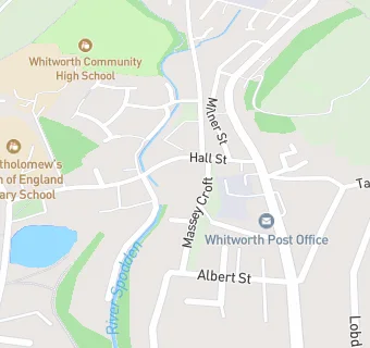 map for Whitworth Play Group Committee