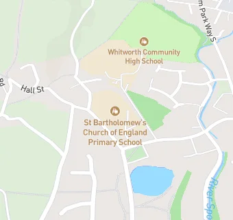 map for St Bartholomew's Church of England Primary School