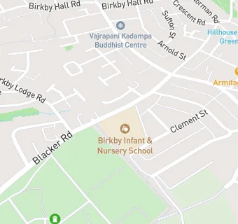 map for Birkby Infant and Nursery School