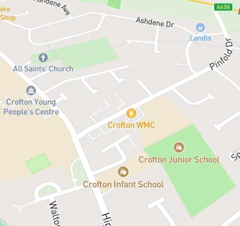 map for Crofton Working Mens Club