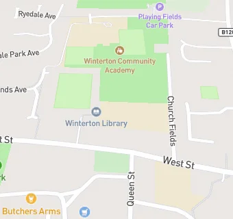 map for Winterton Church of England Infants' School