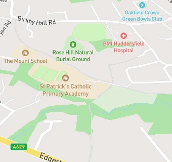 map for St Patrick's Catholic Primary Academy