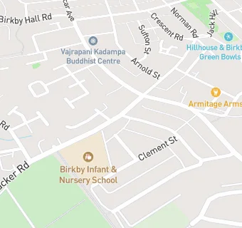 map for Birkby Infant And Nursery School