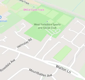 map for West Yorkshire Sports & Social Club