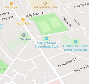 map for Lindley Liberal Club