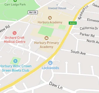 map for Horbury Primary Academy