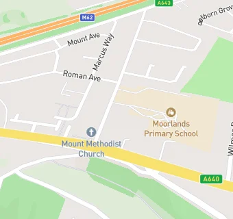 map for Moorlands Primary School