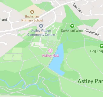 map for Astley Park Kiosk & Petting Area