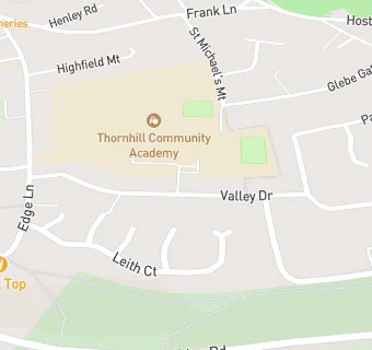 map for Thornhill Community Academy