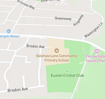 map for Balshaw Lane Community Primary School