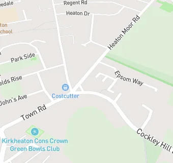 map for Kirkheaton Surgery