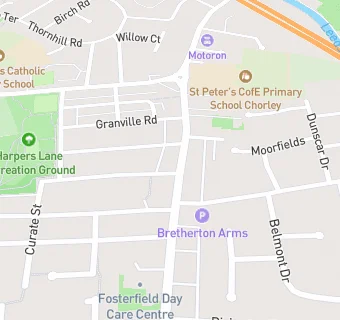 map for Eaves Lane Surgery