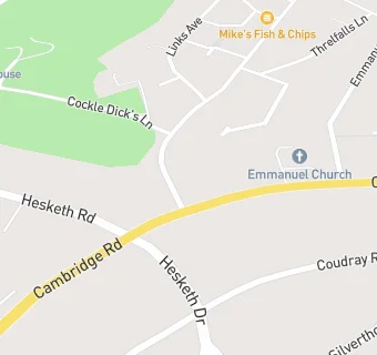 map for Elm House Nursing Home