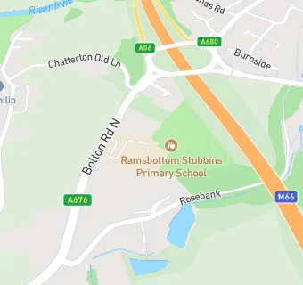 map for Ramsbottom Stubbins Primary School