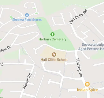 map for Hallcliffe School