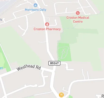 map for Croston Methodist School